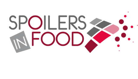 Spoilers In Food 2025 logo gris rouge