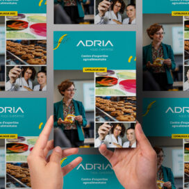 Catalogue ADRIA 2025 agroalimentaire mockup a4